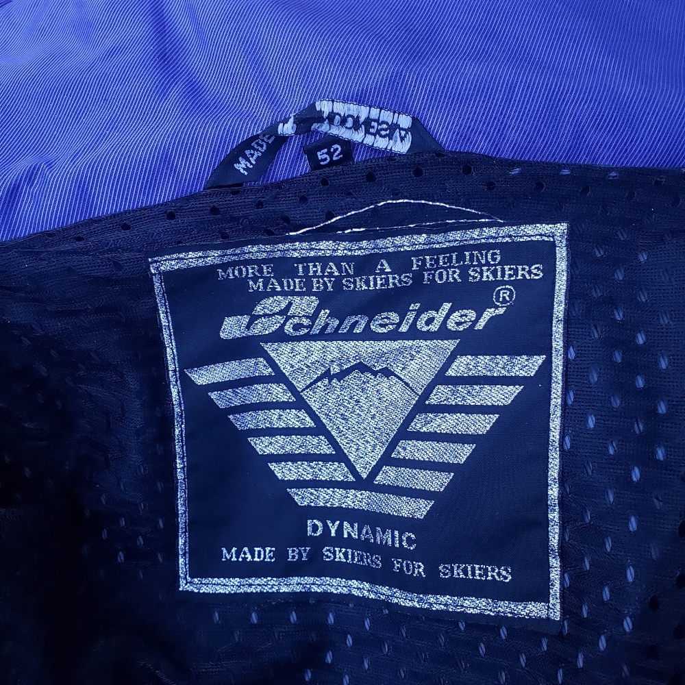 Vintage Schneider Silver Colorblock Ski Jacket - Picture 6 of 9